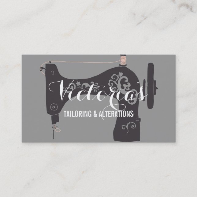 Cartão De Visita Modificação Vintage (Frente)