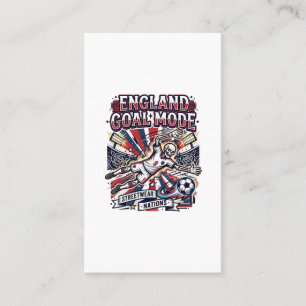 Cartão De Visita Modo Gol Inglaterra Esqueleto Atacante Nações Stre