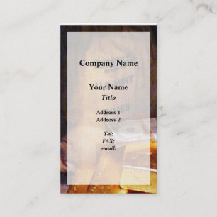 Cartão De Visita Moedas de dez centavos, dólares e ouro