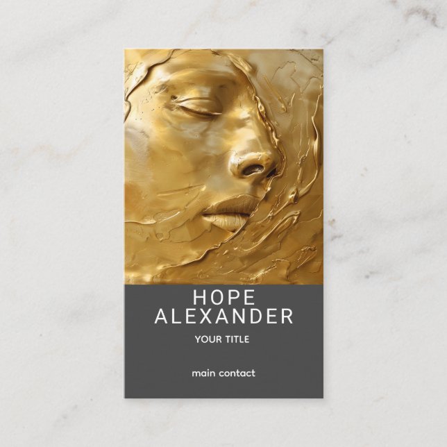 Cartão De Visita Molten Dreams (Frente)