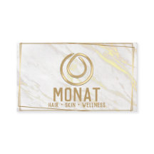 Cartão de visita Monat Dourado