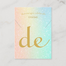 Cartão De Visita Monitor de Colar Moderno