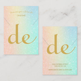 Cartão De Visita Monitor de Colar Moderno