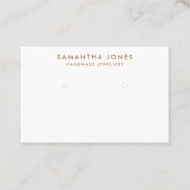 Cartão De Visita Monitor Mínimo de Joias Modernas