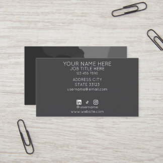 Cartão De Visita Monochrome