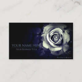 Cartão De Visita Monochrome Rose:Business Card