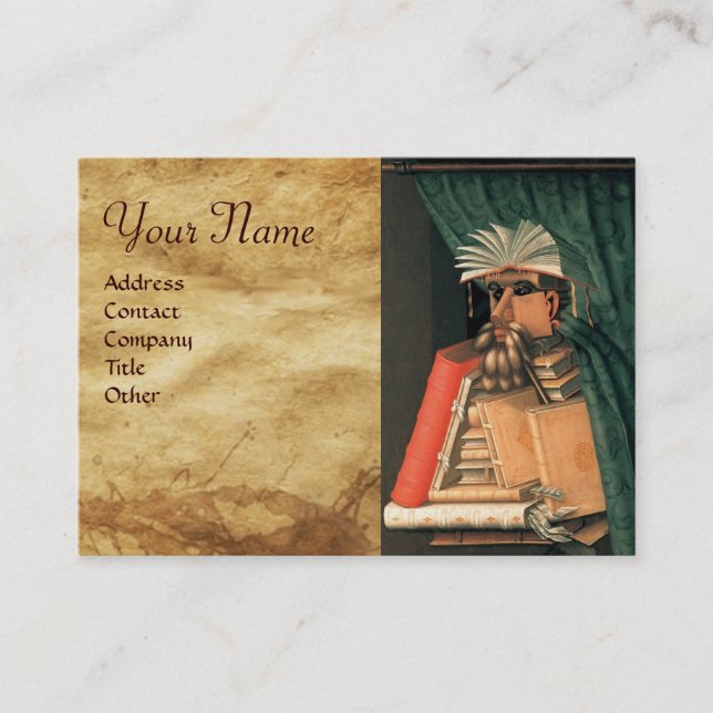 CARTÃO DE VISITA MONOGRAMA BIBLIOTECA (Frente)