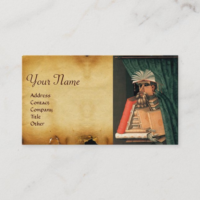 CARTÃO DE VISITA MONOGRAMA BIBLIOTECA (Frente)