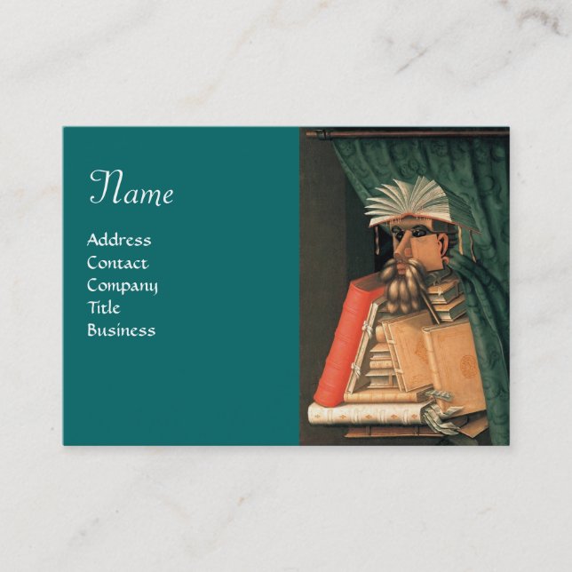 CARTÃO DE VISITA MONOGRAMA BIBLIOTECA (Frente)