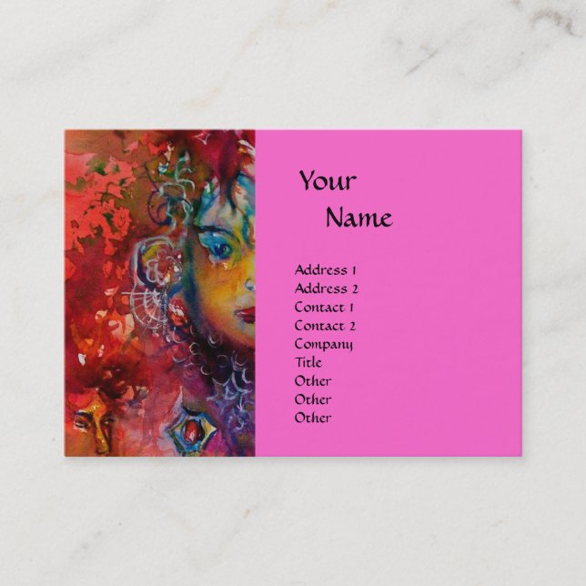 Cartão De Visita Monograma de EXCALIBUR (Frente)