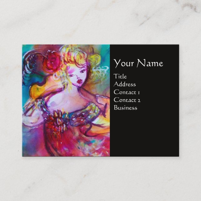 Cartão De Visita MONOGRAMA DO CONCERTO DE PRIMAVERA TRIO HARMONY, c (Frente)