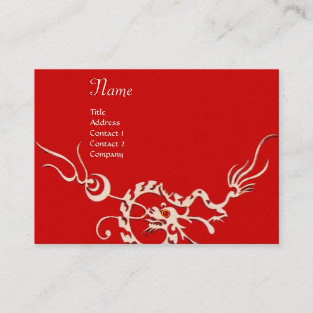 CARTÃO DE VISITA MONOGRAMA DO DRAGÃO 2 DO MAR (Frente)