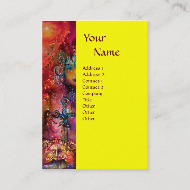 CARTÃO DE VISITA MONOGRAMA EXCALIBUR (Frente)