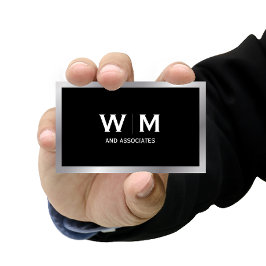 Cartão De Visita Monograma | Executivo