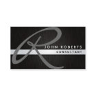 Monograma Professional Elegante Moderno de Metal P