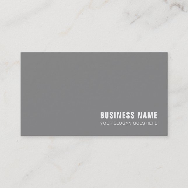 Cartão De Visita Monograma profissional, Design moderno, luxo simpl (Frente)