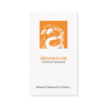 Monograma Quadrado de Cor (laranja)