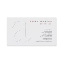 Monograma Simples de Sombra dos Serviços Financeir