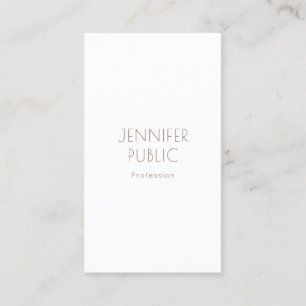 Cartão De Visita Monograma simples Elegante Design profissional mod