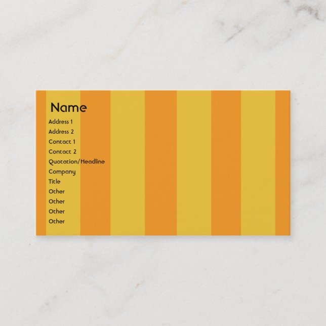 Cartão De Visita Monstro - negócio (Frente)