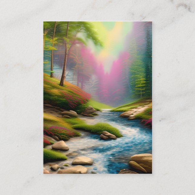 Cartão De Visita Montanha Creek (Frente)