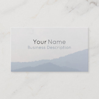 Cartão De Visita Montanhas