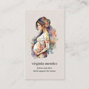 Cartão De Visita Moradia Bloom Doula Parteira Lactante Gravidez