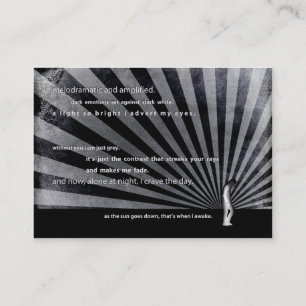 Cartão De Visita morador de caverna.