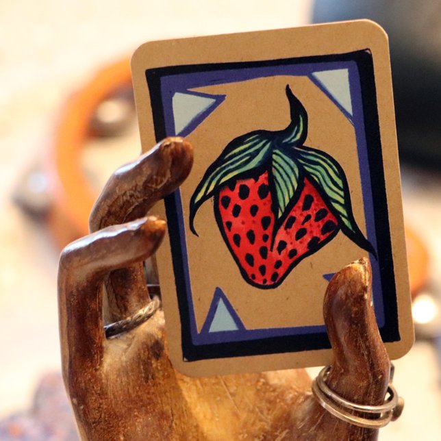 Cartão De Visita Morango (Criador carregado)