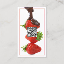 Morangos de Chocolate Personalizado QR