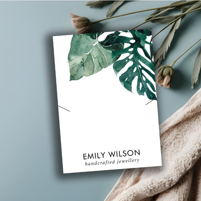 CARTÃO DE VISITA MOSTERA FAUNA NECKLACE TROPICAL VEREN (Criador carregado)