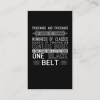 Motivação de Black Belt Karate Taekwondo Jiu Jitsu