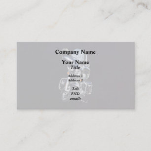 Cartão De Visita Motocicleta do xerife