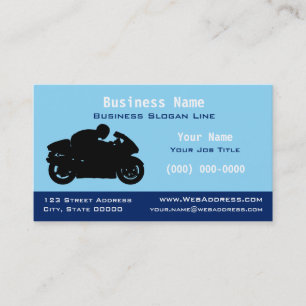 Cartão De Visita Motocicleta Esportiva Personalizada / Motocicleta