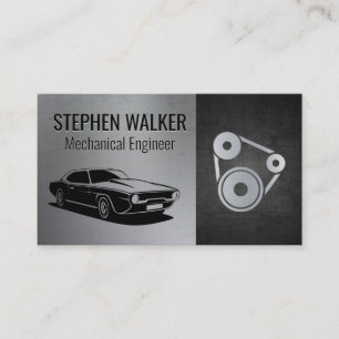 Cartão De Visita Motor de pistão  Compro automático  Sistema de r