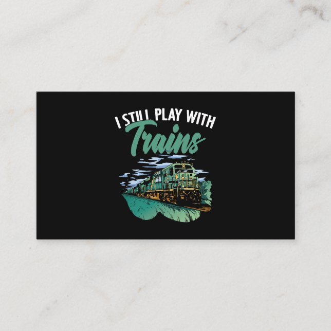 Cartão De Visita Motores de locomotiva para comboios Ventiladores p (Frente)