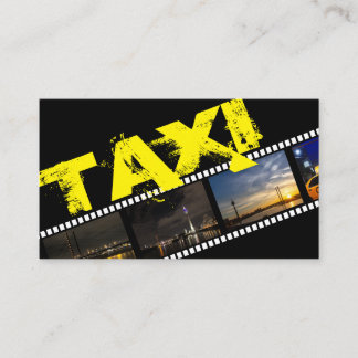 Cartão De Visita motorista de táxi taxista transportador urbano cho