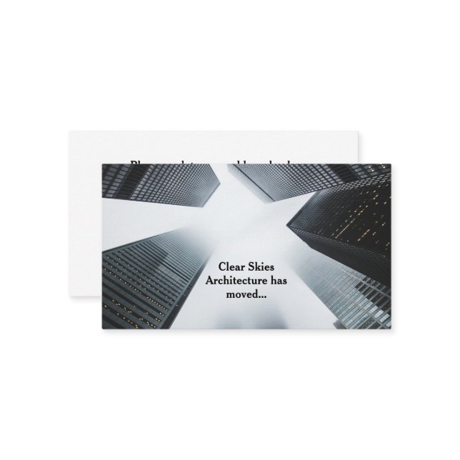 Cartão De Visita Movimentamos Nova Empresa Personalizada do Office (Frente/Verso In Situ)