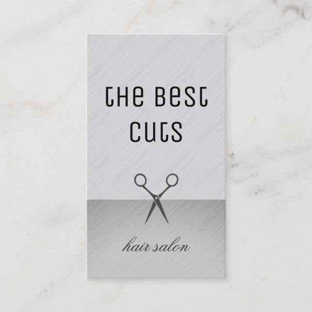 Cartão De Visita Muito elegante e moderno (Frente)