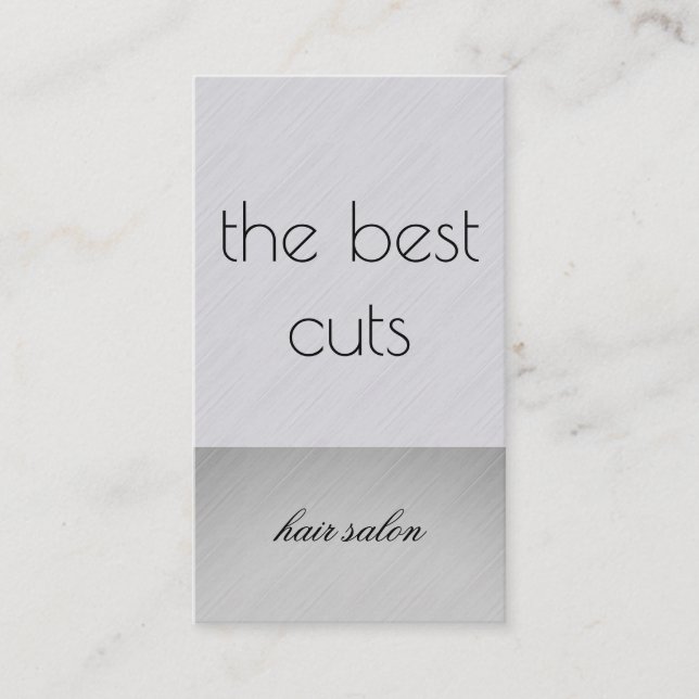 Cartão De Visita Muito elegante e moderno (Frente)