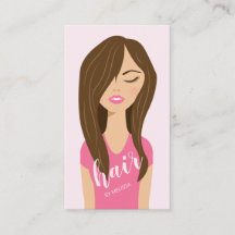 Mulher de Cabelo Castanho em Estilista de Cabelo C