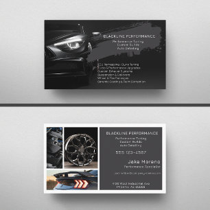 Cartão De Visita Múltiplas fotos Auto Detalhamento Tuning Profissio