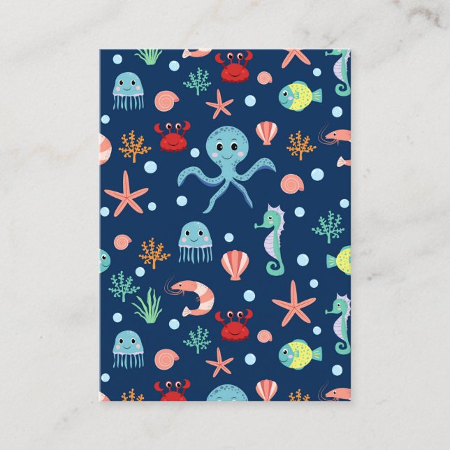 Cartão De Visita Mundo do Mar (Frente)