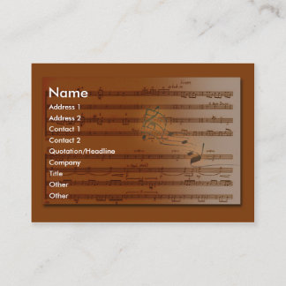 Cartão De Visita música