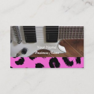 Cartão De Visita Música de Guitarra de Rock