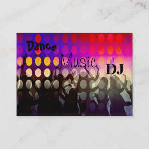 Cartão de Visita Música DJ Dança Festa