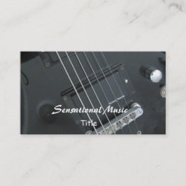 Cartão De Visita Música Sensacional de Guitarras