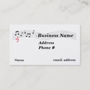 Cartão de visita musical