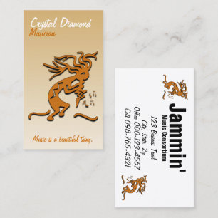 Cartão De Visita Músico de Kokopelli