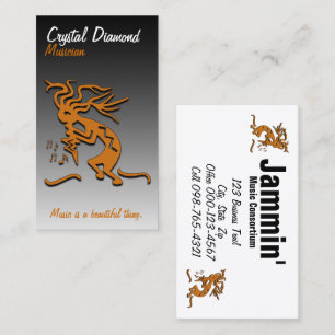 Cartão De Visita Músico de Kokopelli